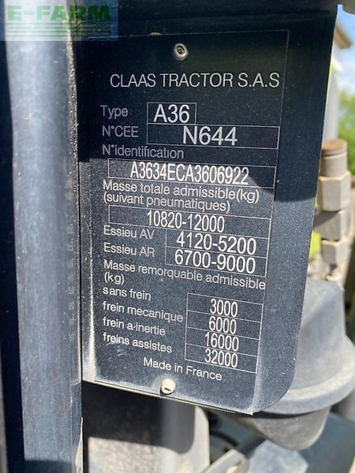 CLAAS arion 650 cis CIS - טרקטור חקלאי: תמונה 2 CLAAS arion 650 cis CIS - טרקטור חקלאי: תמונה 2