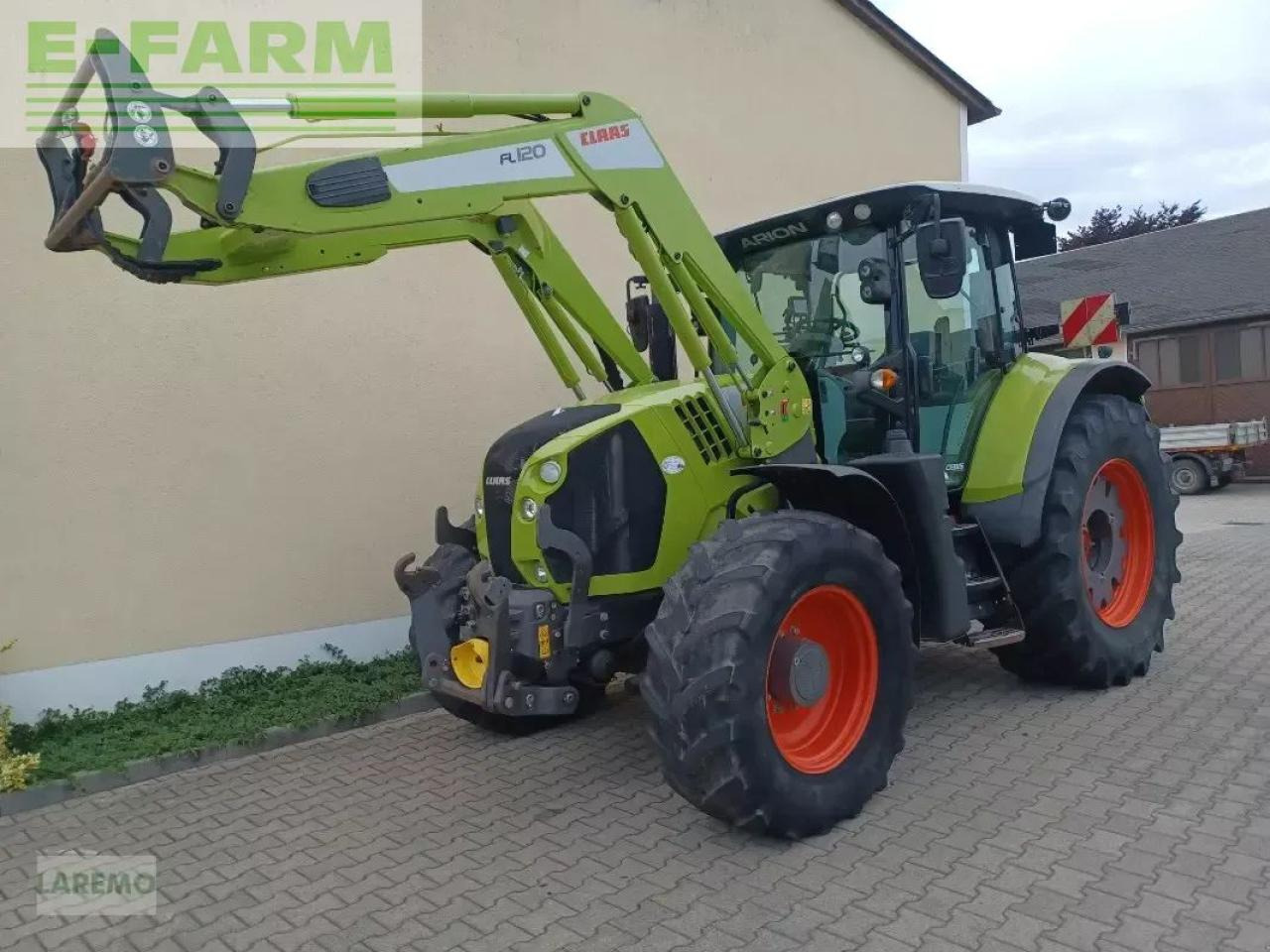 CLAAS arion 650 hexashift cebis + fl 120 HEXASHIFT CEBIS - טרקטור חקלאי: תמונה 1 CLAAS arion 650 hexashift cebis + fl 120 HEXASHIFT CEBIS - טרקטור חקלאי: תמונה 1