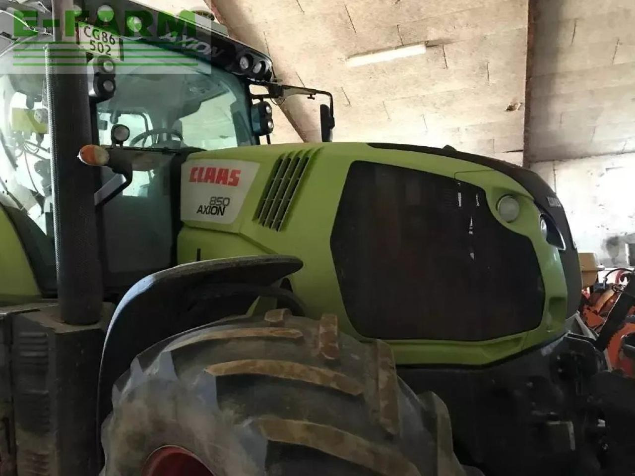 CLAAS axion 850 cebis - טרקטור חקלאי: תמונה 4 CLAAS axion 850 cebis - טרקטור חקלאי: תמונה 4