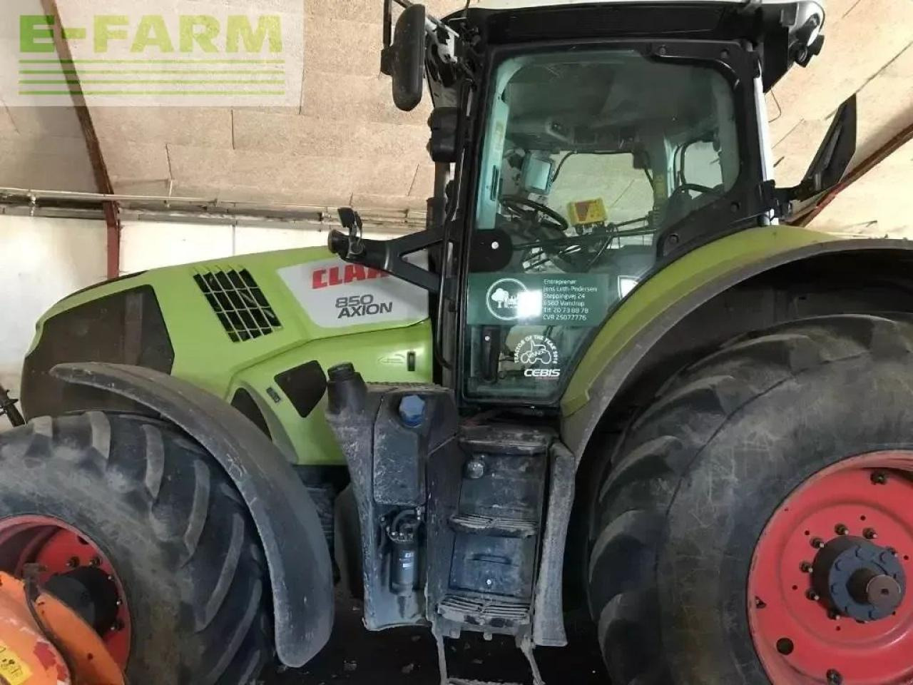 CLAAS axion 850 cebis - טרקטור חקלאי: תמונה 1 CLAAS axion 850 cebis - טרקטור חקלאי: תמונה 1