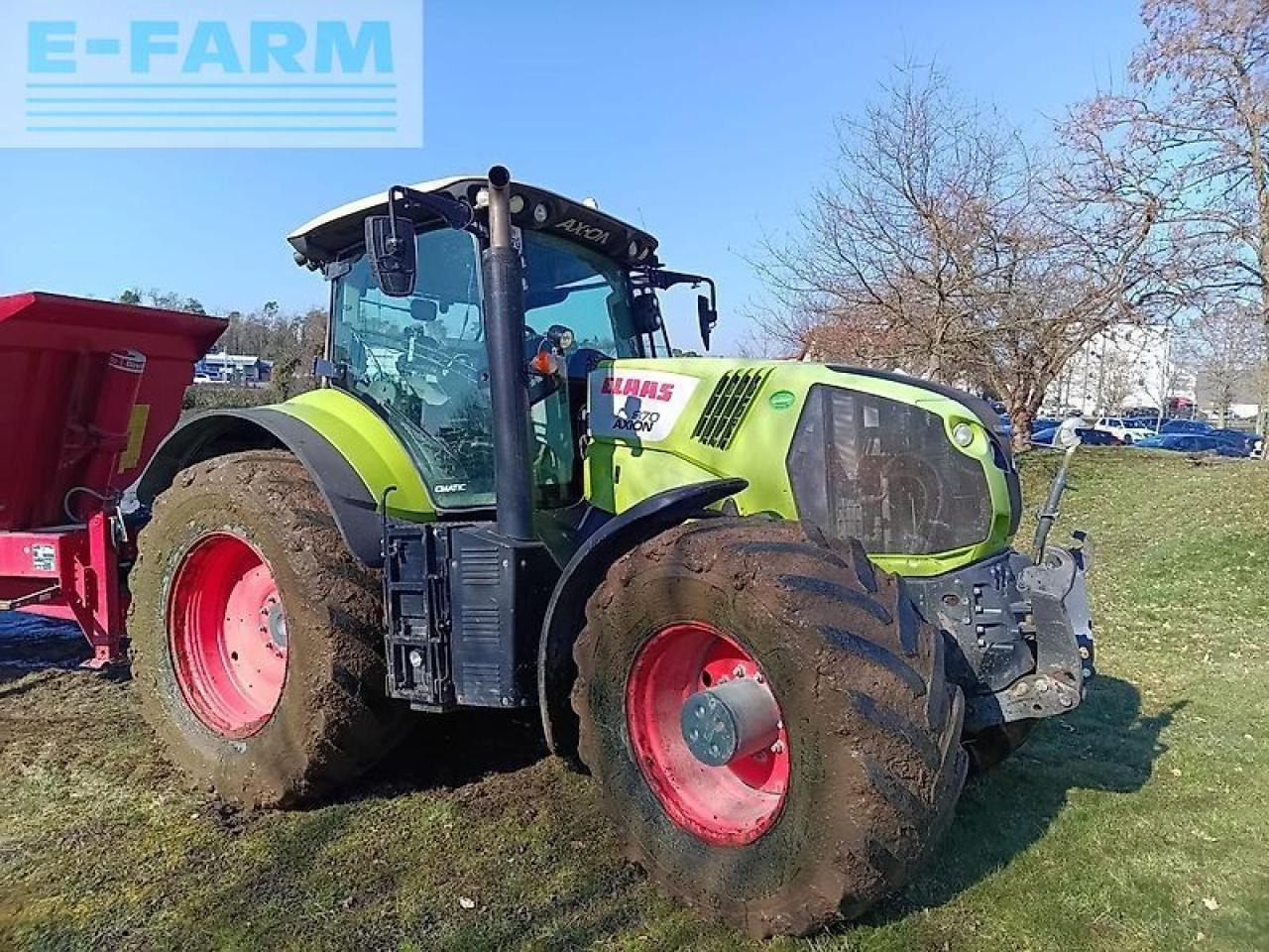 CLAAS axion 870 cmatic CMATIC - טרקטור חקלאי: תמונה 1 CLAAS axion 870 cmatic CMATIC - טרקטור חקלאי: תמונה 1
