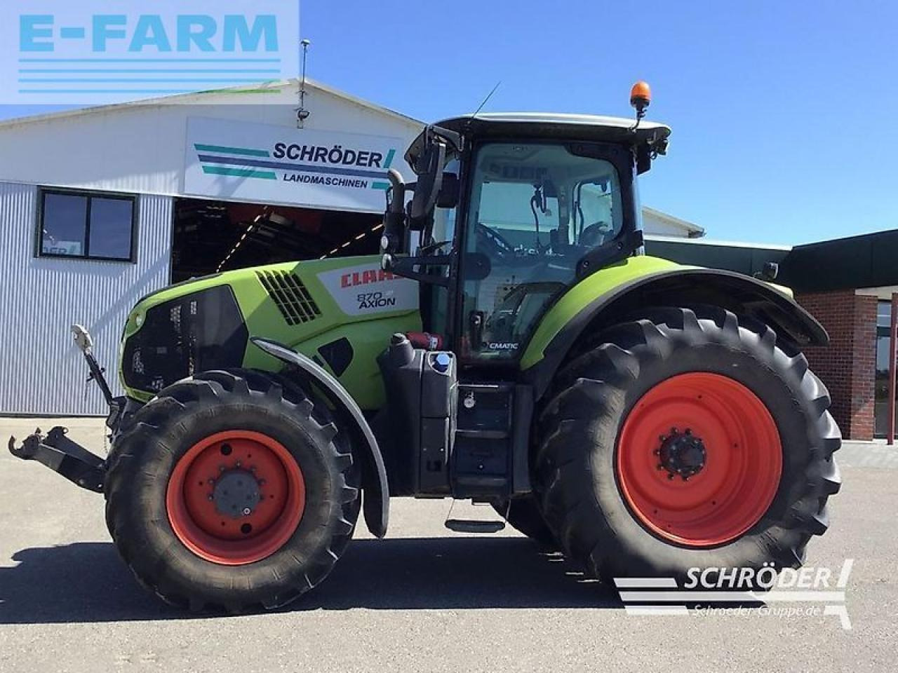 טרקטור חקלאי CLAAS axion 870 cmatic rtk CMATIC: תמונה 9