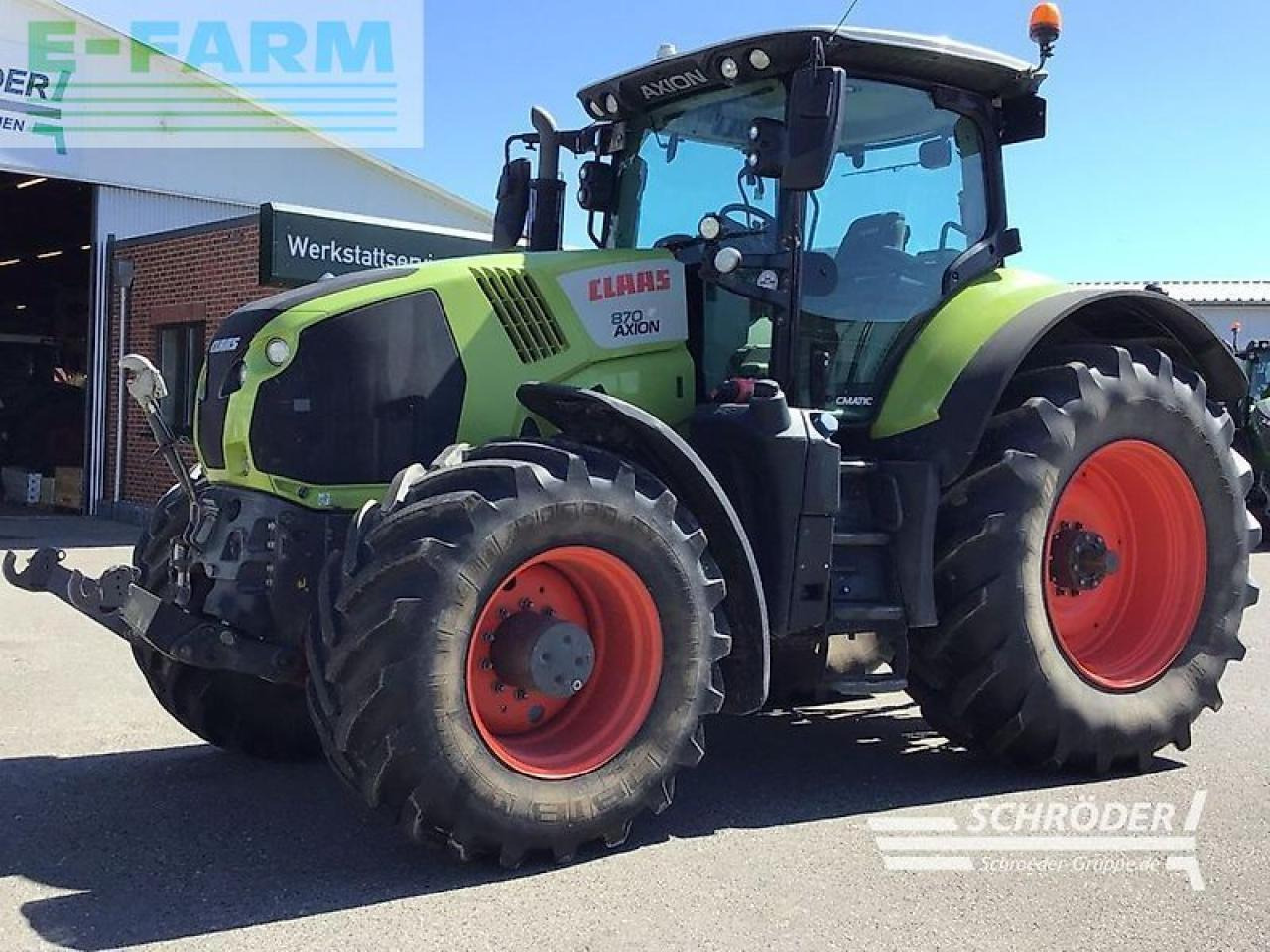 טרקטור חקלאי CLAAS axion 870 cmatic rtk CMATIC: תמונה 8