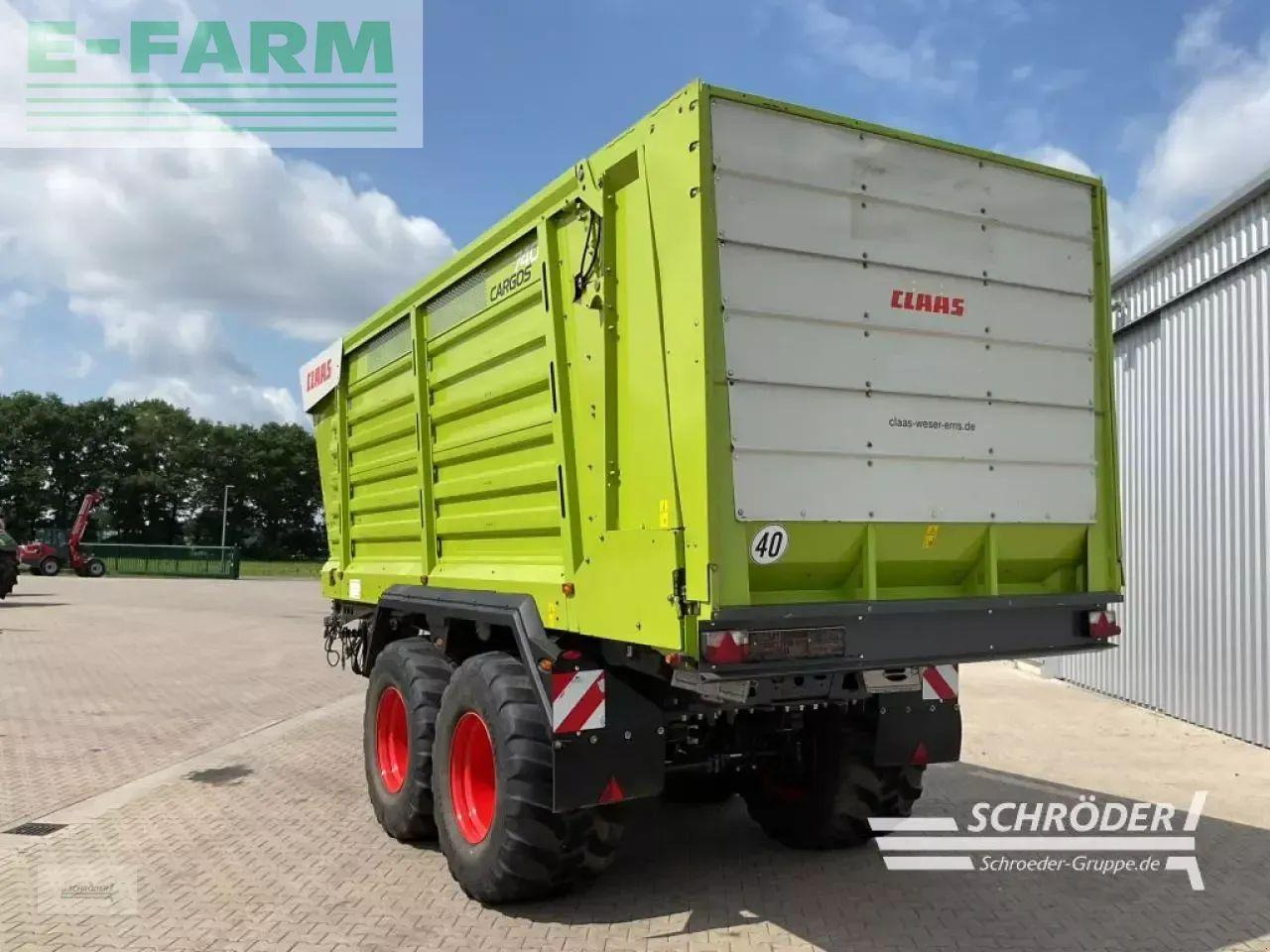 CLAAS cargos 740 - מסיר פסולת/ קרון נגרר חקלאי: תמונה 4 CLAAS cargos 740 - מסיר פסולת/ קרון נגרר חקלאי: תמונה 4
