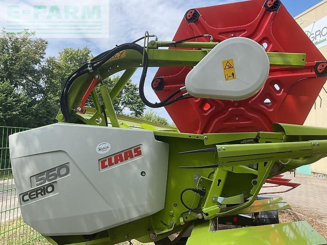 CLAAS cerio 560 schneidwerk mit wagen - צרופת מקצרת מספוא: תמונה 1 CLAAS cerio 560 schneidwerk mit wagen - צרופת מקצרת מספוא: תמונה 1