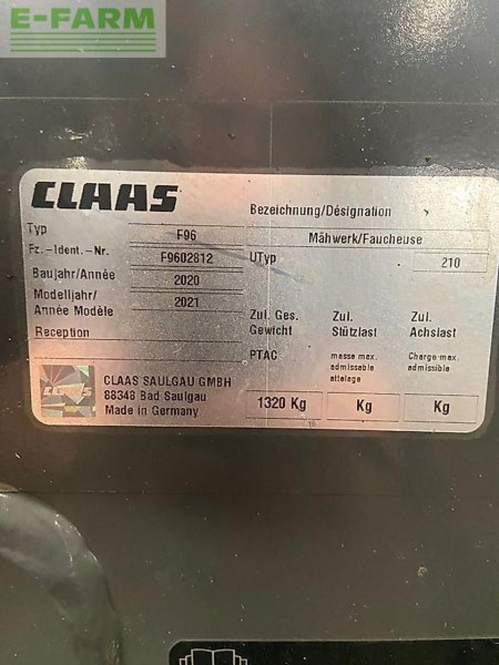 מכסחה CLAAS disco 9200c inkl. disco 3200fc: תמונה 11