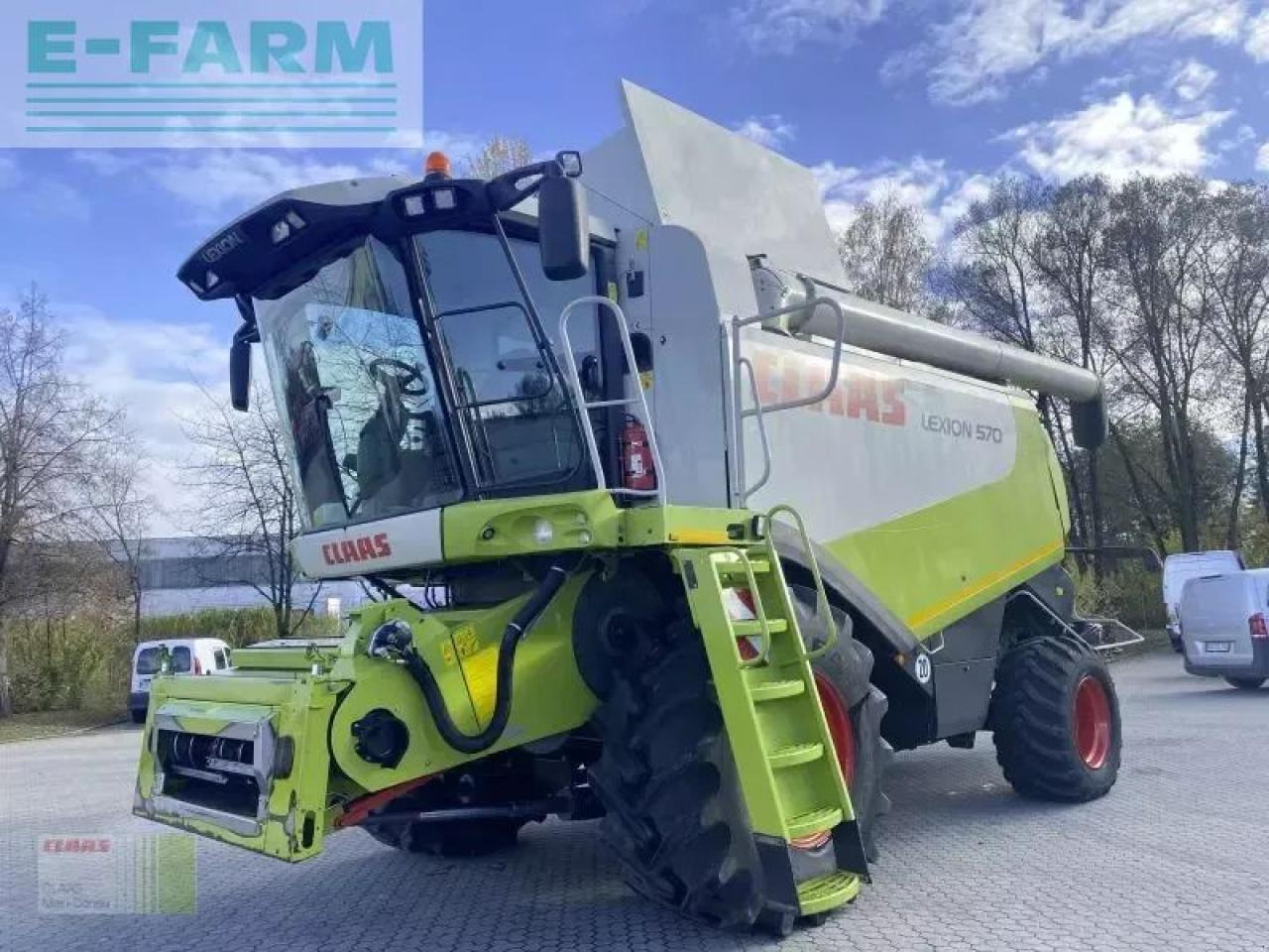 CLAAS lexion 570 + v750 + tw - מקצרת קומבינה: תמונה 3 CLAAS lexion 570 + v750 + tw - מקצרת קומבינה: תמונה 3