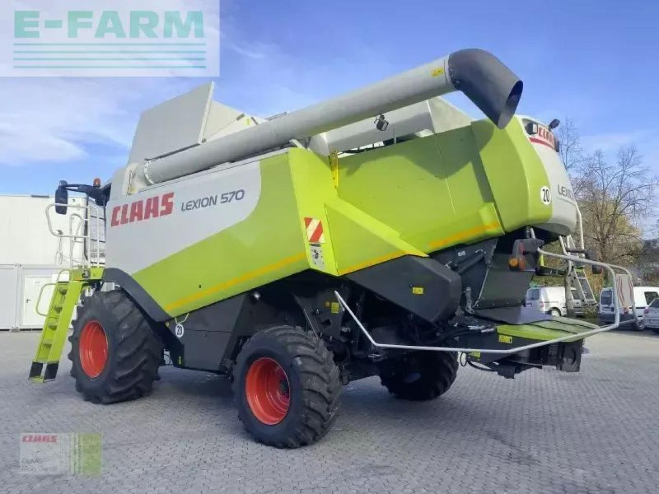 CLAAS lexion 570 + v750 + tw - מקצרת קומבינה: תמונה 4 CLAAS lexion 570 + v750 + tw - מקצרת קומבינה: תמונה 4
