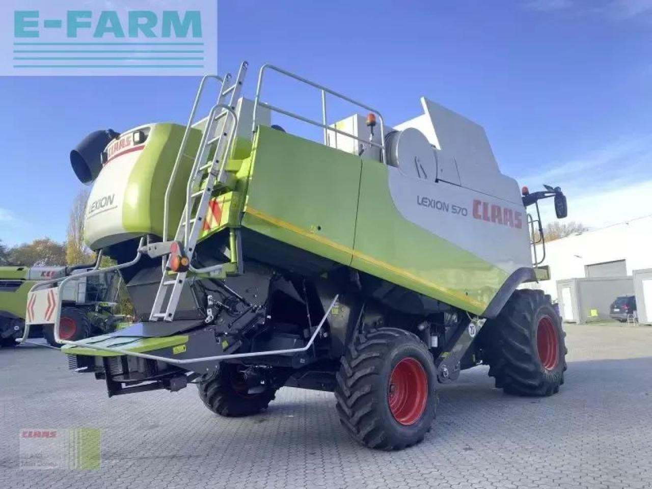 CLAAS lexion 570 + v750 + tw - מקצרת קומבינה: תמונה 5 CLAAS lexion 570 + v750 + tw - מקצרת קומבינה: תמונה 5