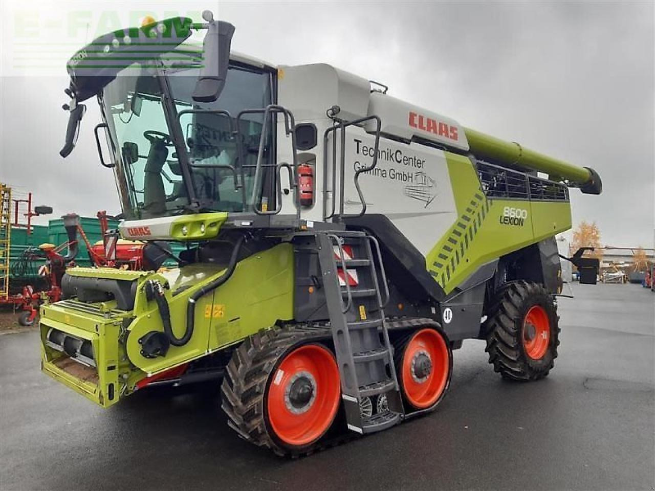 CLAAS mähdr. lexion 8600tt + v1080 - מקצרת קומבינה: תמונה 2 CLAAS mähdr. lexion 8600tt + v1080 - מקצרת קומבינה: תמונה 2