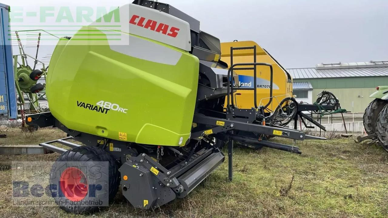 CLAAS variant 480 rc pro - מכונת צרור מרובעת: תמונה 1 CLAAS variant 480 rc pro - מכונת צרור מרובעת: תמונה 1