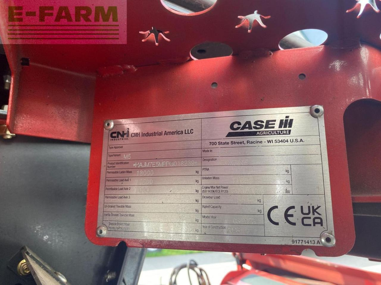 Case-IH axial flow 7150 - מקצרת קומבינה: תמונה 5 Case-IH axial flow 7150 - מקצרת קומבינה: תמונה 5