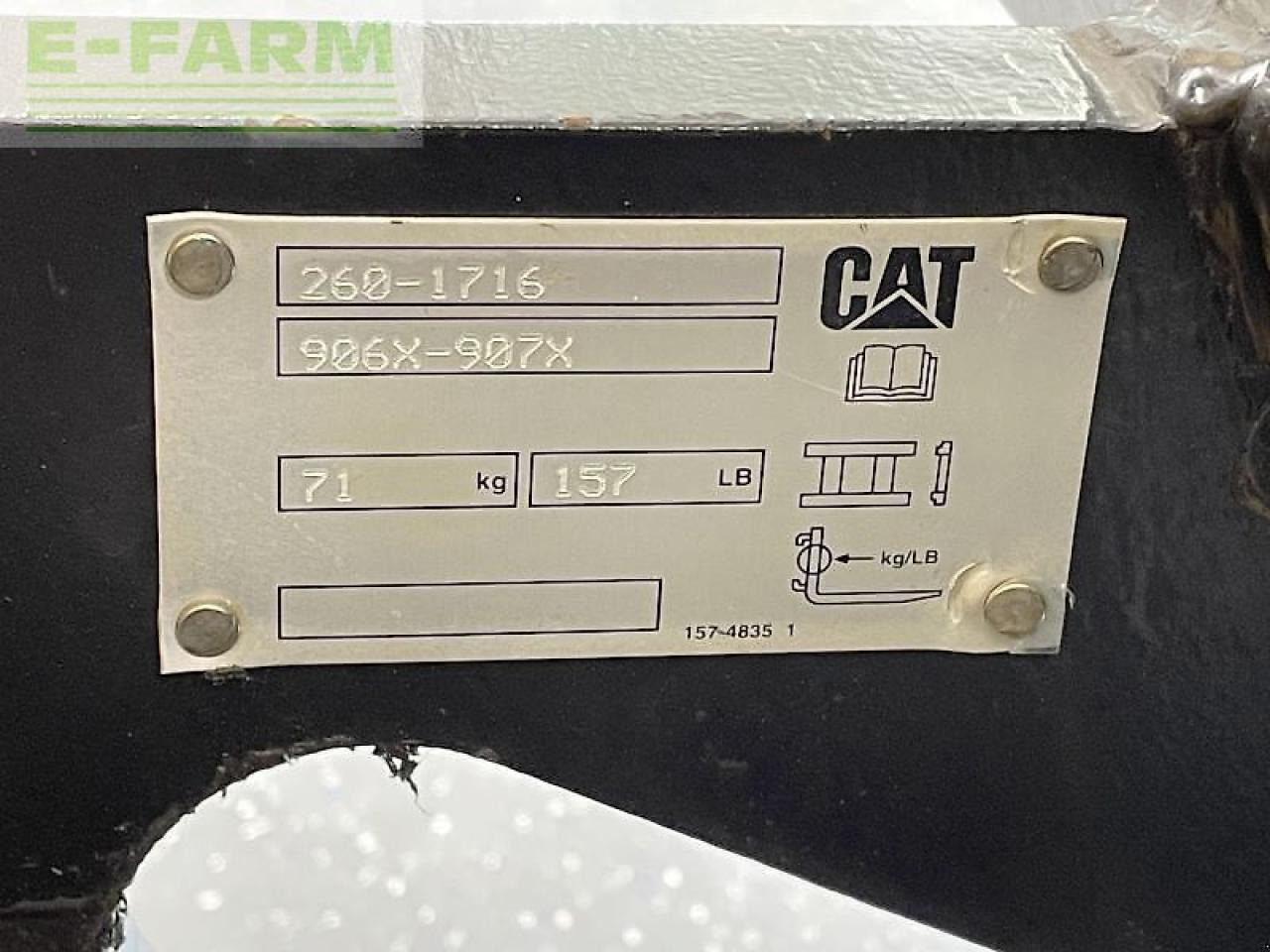 מיני מחפר Caterpillar cat 906-14a "t": תמונה 18