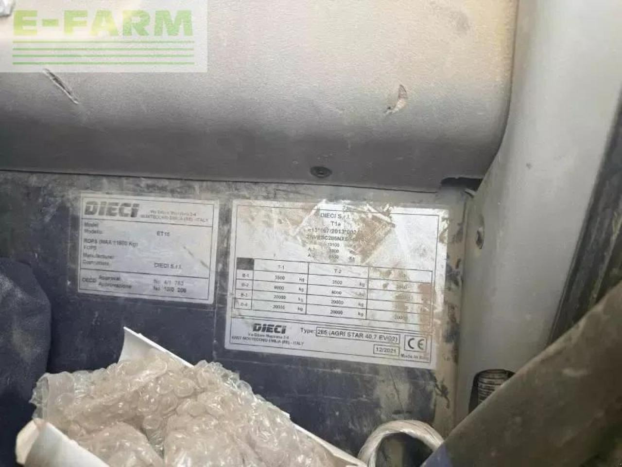 Dieci agristar 40.7 ev - מפעיל טלסקופי: תמונה 5 Dieci agristar 40.7 ev - מפעיל טלסקופי: תמונה 5
