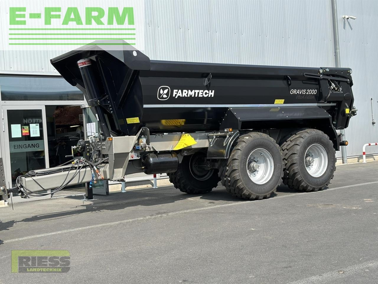 Farmtech gravis 2000 hardox black edition - מסיר פסולת/ קרון נגרר חקלאי: תמונה 1 Farmtech gravis 2000 hardox black edition - מסיר פסולת/ קרון נגרר חקלאי: תמונה 1