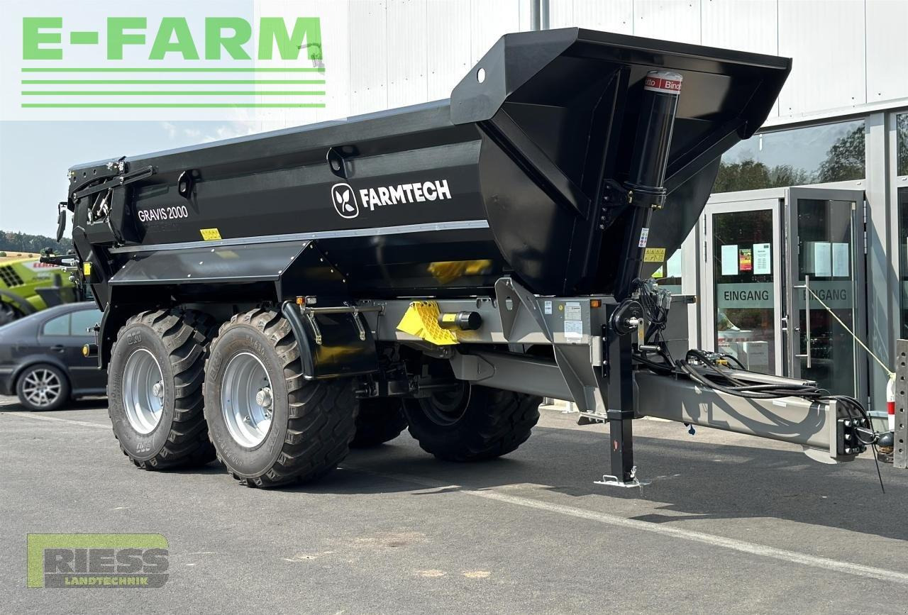 Farmtech gravis 2000 hardox black edition - מסיר פסולת/ קרון נגרר חקלאי: תמונה 2 Farmtech gravis 2000 hardox black edition - מסיר פסולת/ קרון נגרר חקלאי: תמונה 2