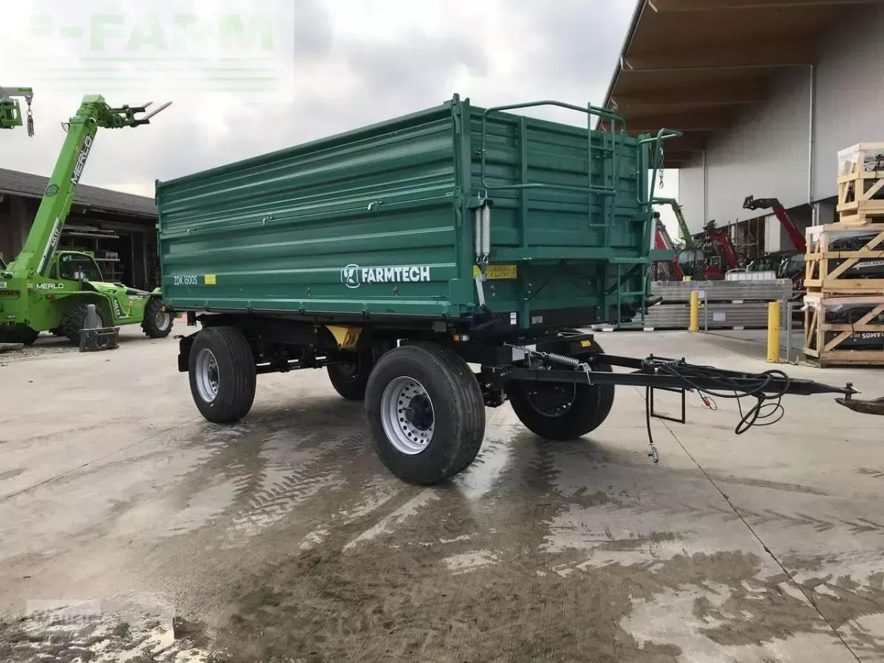 Farmtech zdk 1500 - מסיר פסולת/ קרון נגרר חקלאי: תמונה 1 Farmtech zdk 1500 - מסיר פסולת/ קרון נגרר חקלאי: תמונה 1