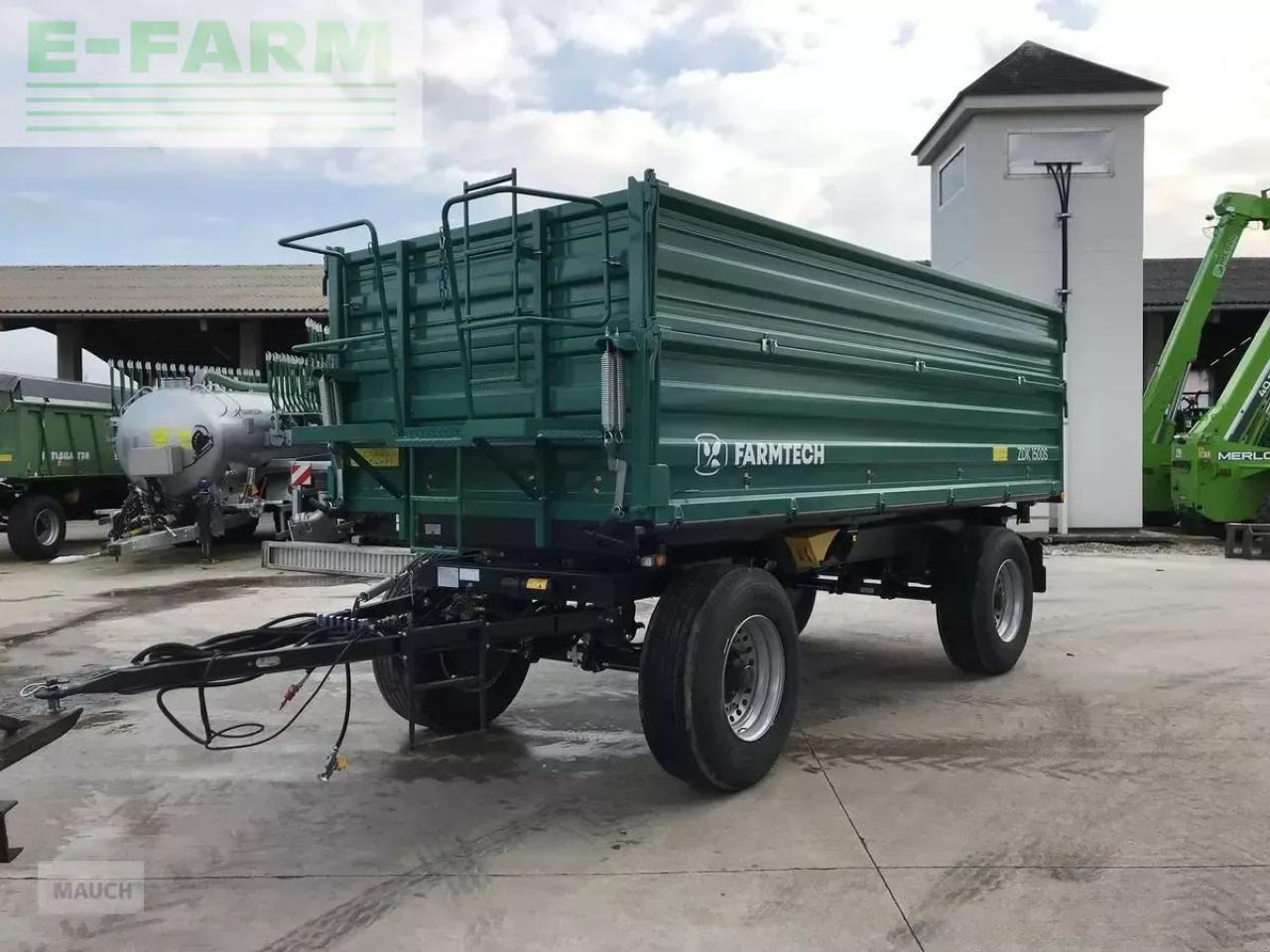 מסיר פסולת/ קרון נגרר חקלאי Farmtech zdk 1500: תמונה 7