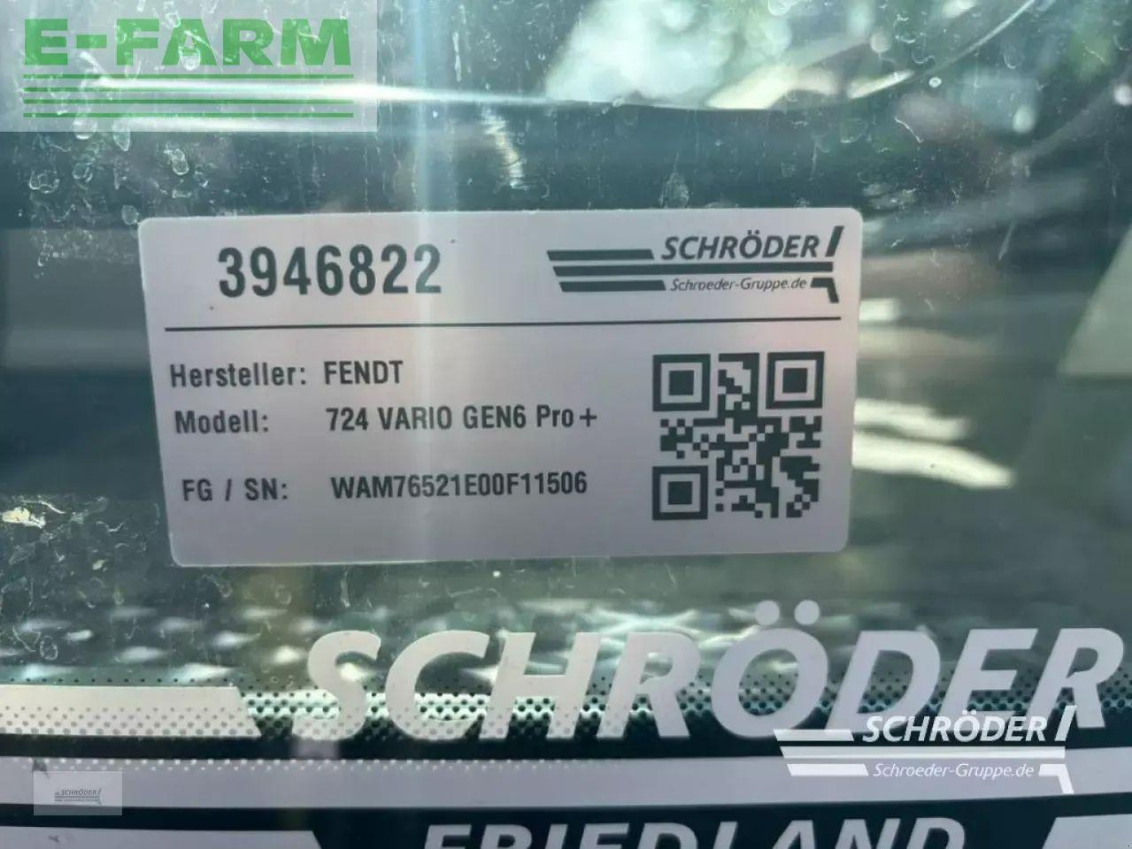 Fendt 724 vario gen6 profi plus ProfiPlus - טרקטור חקלאי: תמונה 4 Fendt 724 vario gen6 profi plus ProfiPlus - טרקטור חקלאי: תמונה 4