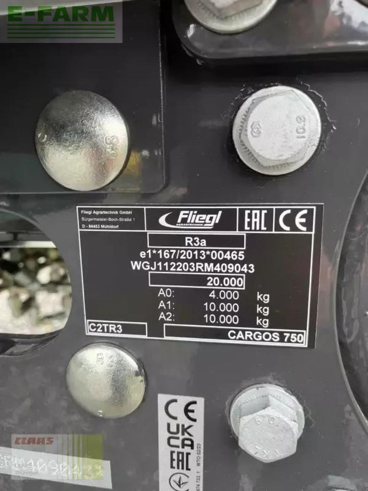 מסיר פסולת/ קרון נגרר חקלאי Fliegl cargos 750 trend: תמונה 6