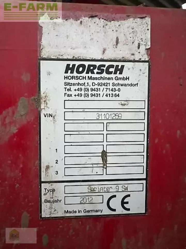 Horsch sprinter 9 sw - מקדחת זריעה משולבת: תמונה 2 Horsch sprinter 9 sw - מקדחת זריעה משולבת: תמונה 2