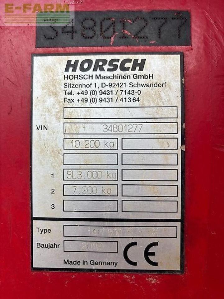 Horsch terrano 6.3 gx - קלטרת: תמונה 5 Horsch terrano 6.3 gx - קלטרת: תמונה 5