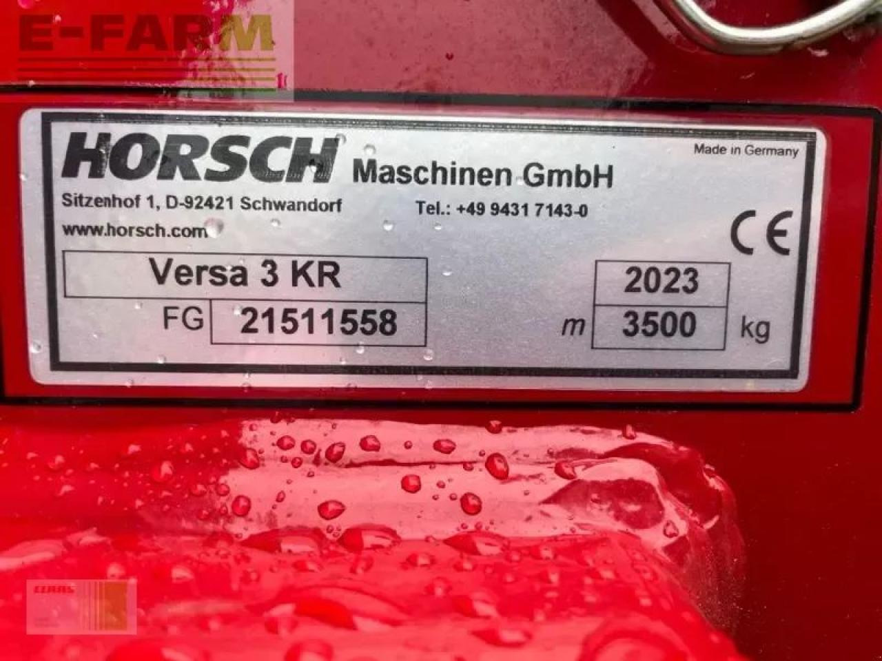 Horsch versa 3 kr - מקדחת זריעה משולבת: תמונה 5 Horsch versa 3 kr - מקדחת זריעה משולבת: תמונה 5