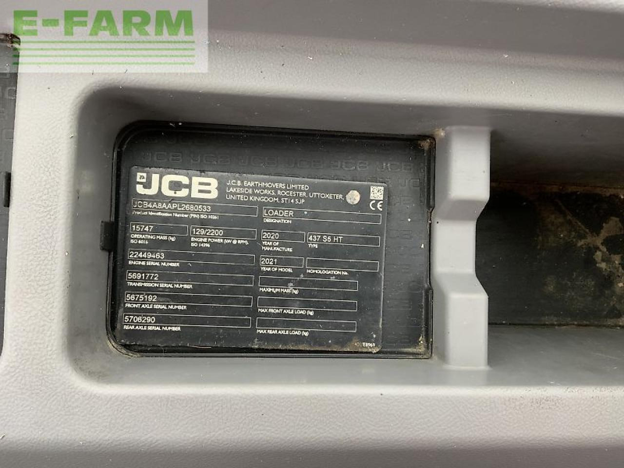 מיני מחפר JCB 437 wheeled loading shovel (st23075): תמונה 21