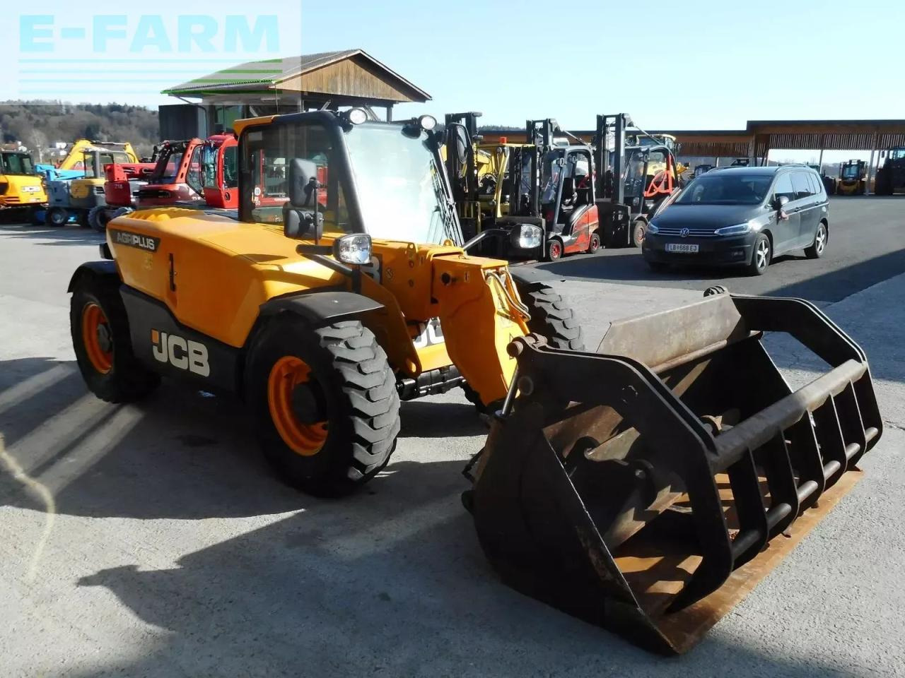 JCB 525-60 agriplus mit greiferschaufel und paletten - מפעיל טלסקופי: תמונה 5 JCB 525-60 agriplus mit greiferschaufel und paletten - מפעיל טלסקופי: תמונה 5