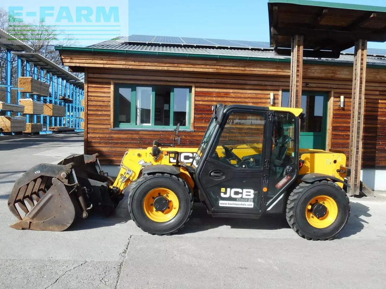JCB 525-60 agriplus mit greiferschaufel und paletten - מפעיל טלסקופי: תמונה 1 JCB 525-60 agriplus mit greiferschaufel und paletten - מפעיל טלסקופי: תמונה 1