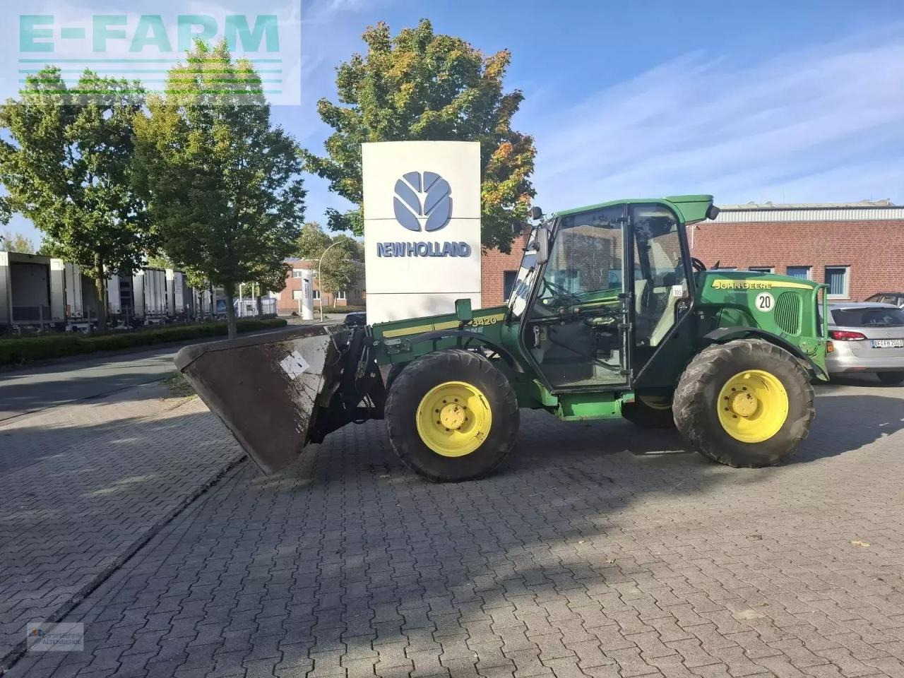 John Deere 3420 mit schaufel und palettengabel - מפעיל טלסקופי: תמונה 1 John Deere 3420 mit schaufel und palettengabel - מפעיל טלסקופי: תמונה 1