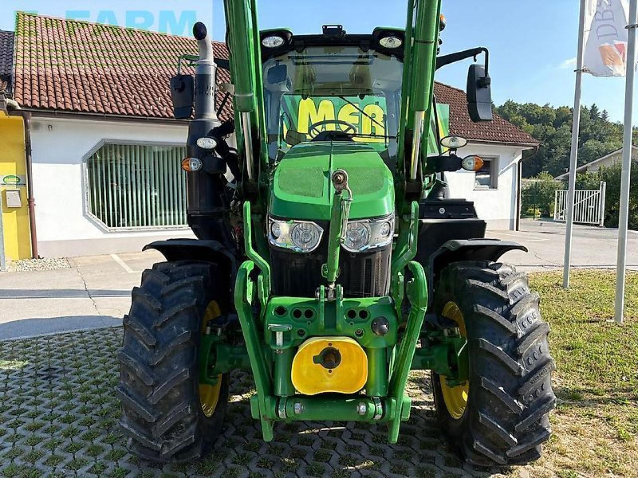 טרקטור חקלאי John Deere 6100m + john deere 623r: תמונה 8