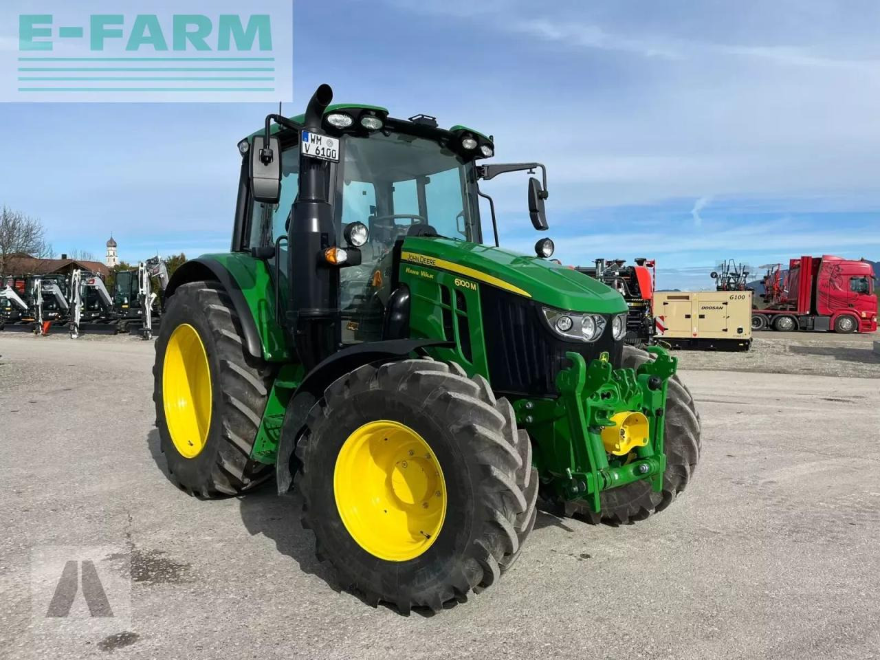 John Deere 6100m - טרקטור חקלאי: תמונה 1 John Deere 6100m - טרקטור חקלאי: תמונה 1