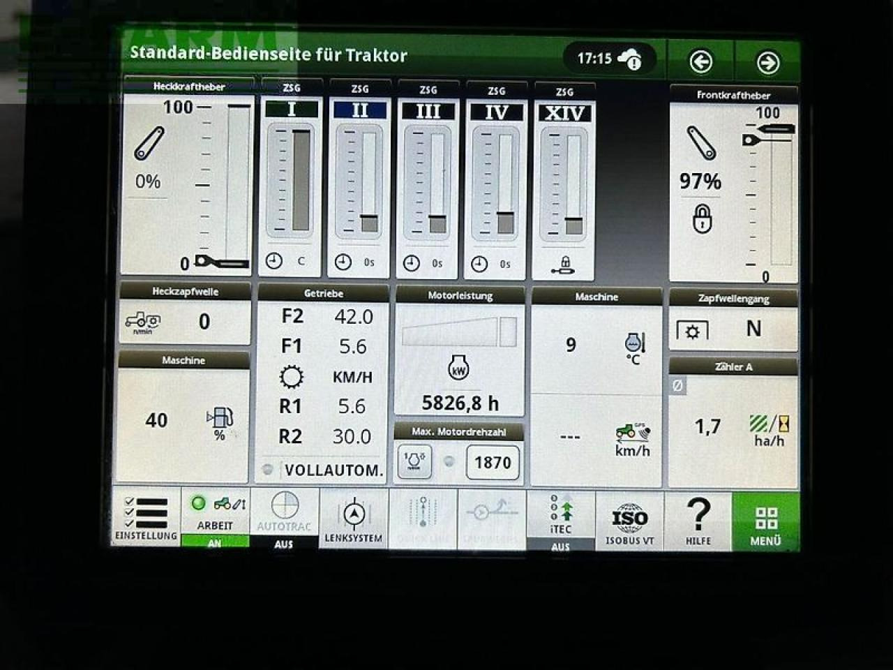 John Deere 6155r ap40 - טרקטור חקלאי: תמונה 5 John Deere 6155r ap40 - טרקטור חקלאי: תמונה 5