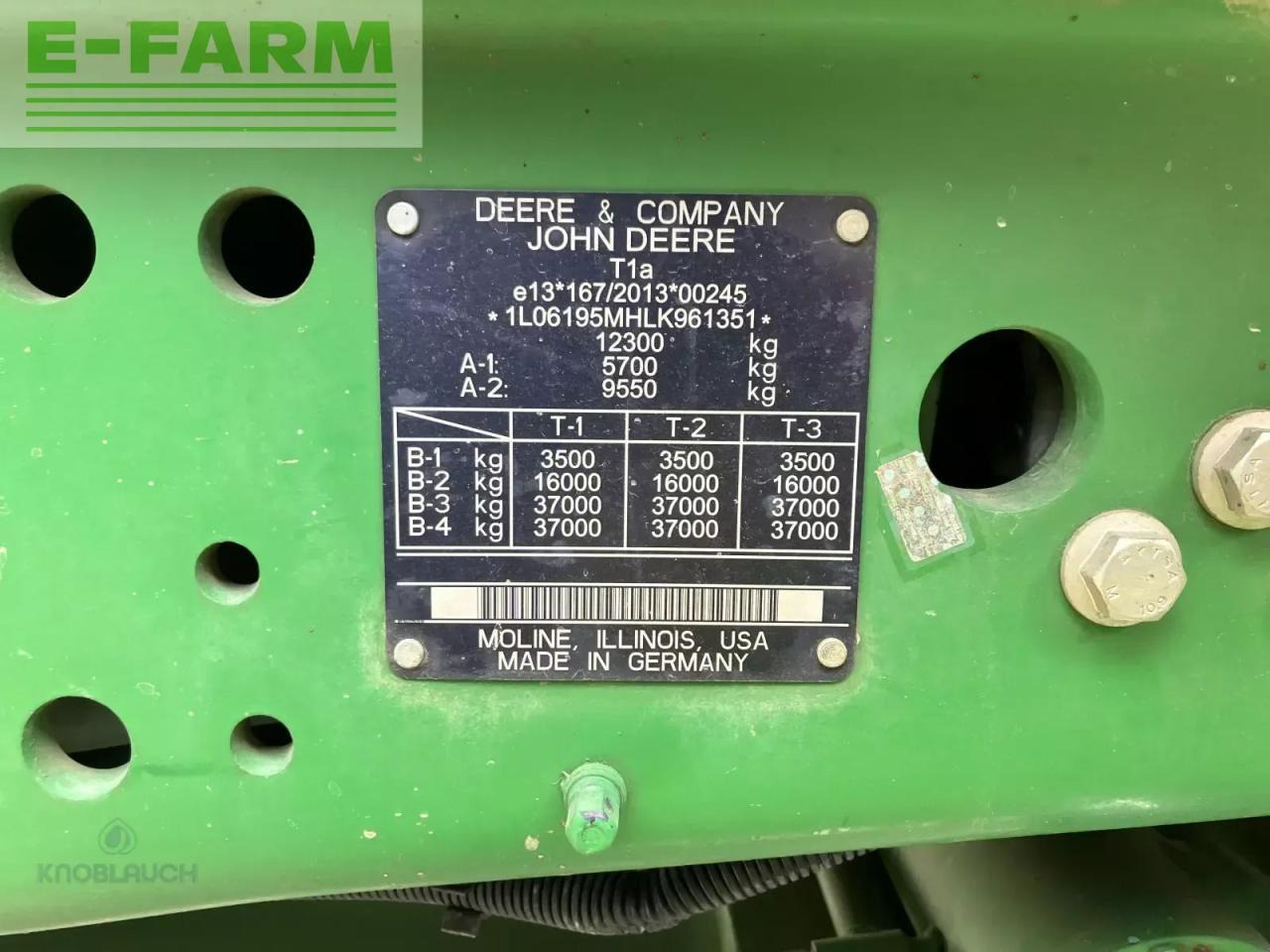טרקטור חקלאי John Deere 6195m: תמונה 13