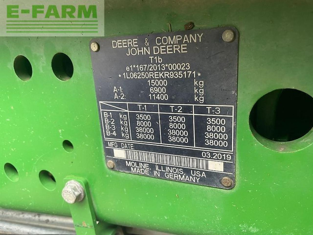 John Deere 6250r - טרקטור חקלאי: תמונה 5 John Deere 6250r - טרקטור חקלאי: תמונה 5