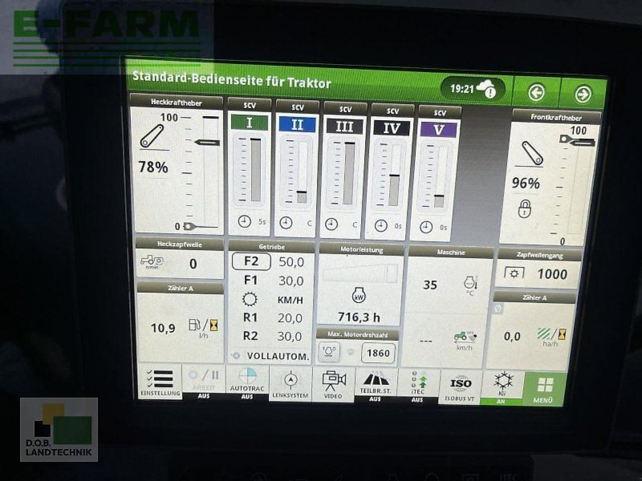 טרקטור חקלאי John Deere 6r 230: תמונה 14 טרקטור חקלאי John Deere 6r 230: תמונה 14