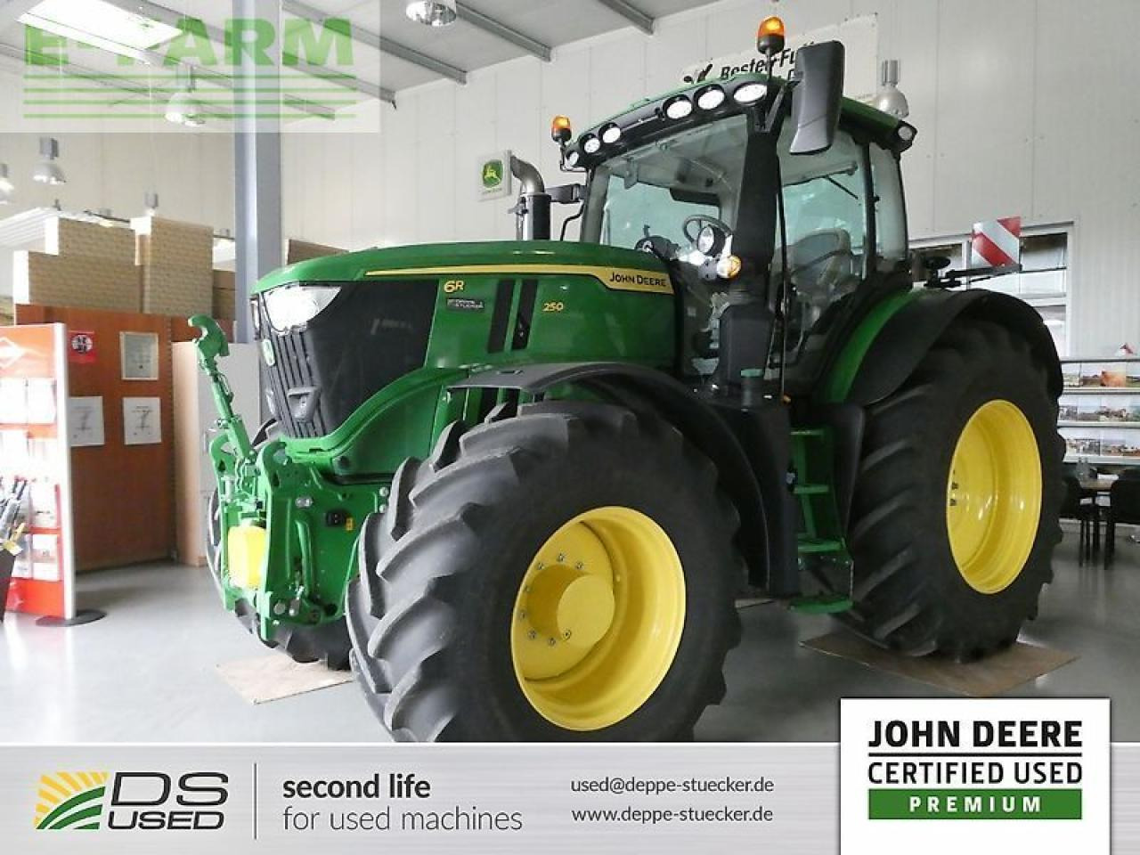 John Deere 6r 250 - טרקטור חקלאי: תמונה 1 John Deere 6r 250 - טרקטור חקלאי: תמונה 1