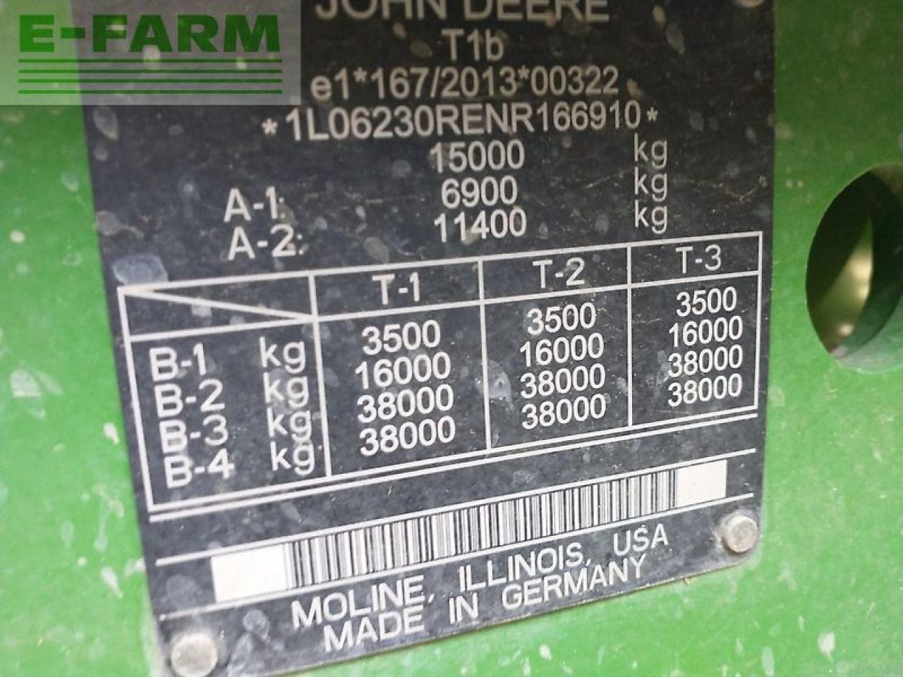 John Deere 6r230 - טרקטור חקלאי: תמונה 3 John Deere 6r230 - טרקטור חקלאי: תמונה 3