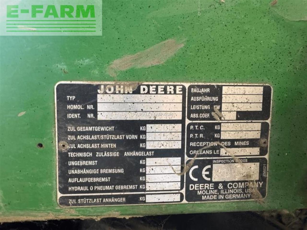 John Deere 7400 4rm - מקצרת מספוא: תמונה 4 John Deere 7400 4rm - מקצרת מספוא: תמונה 4