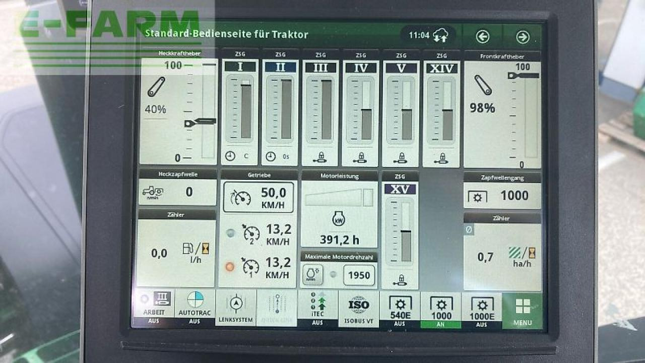 טרקטור חקלאי John Deere 7r 330: תמונה 11