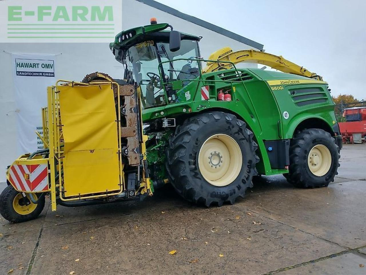 John Deere 8600 - מקצרת מספוא: תמונה 1 John Deere 8600 - מקצרת מספוא: תמונה 1