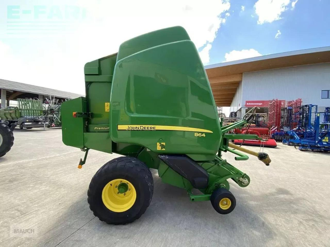 מכונת צרור מרובעת John Deere 864: תמונה 8