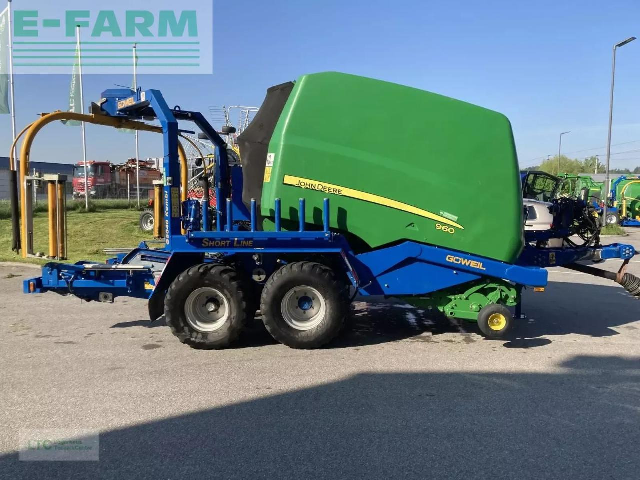 מכונת צרור מרובעת John Deere 960: תמונה 6