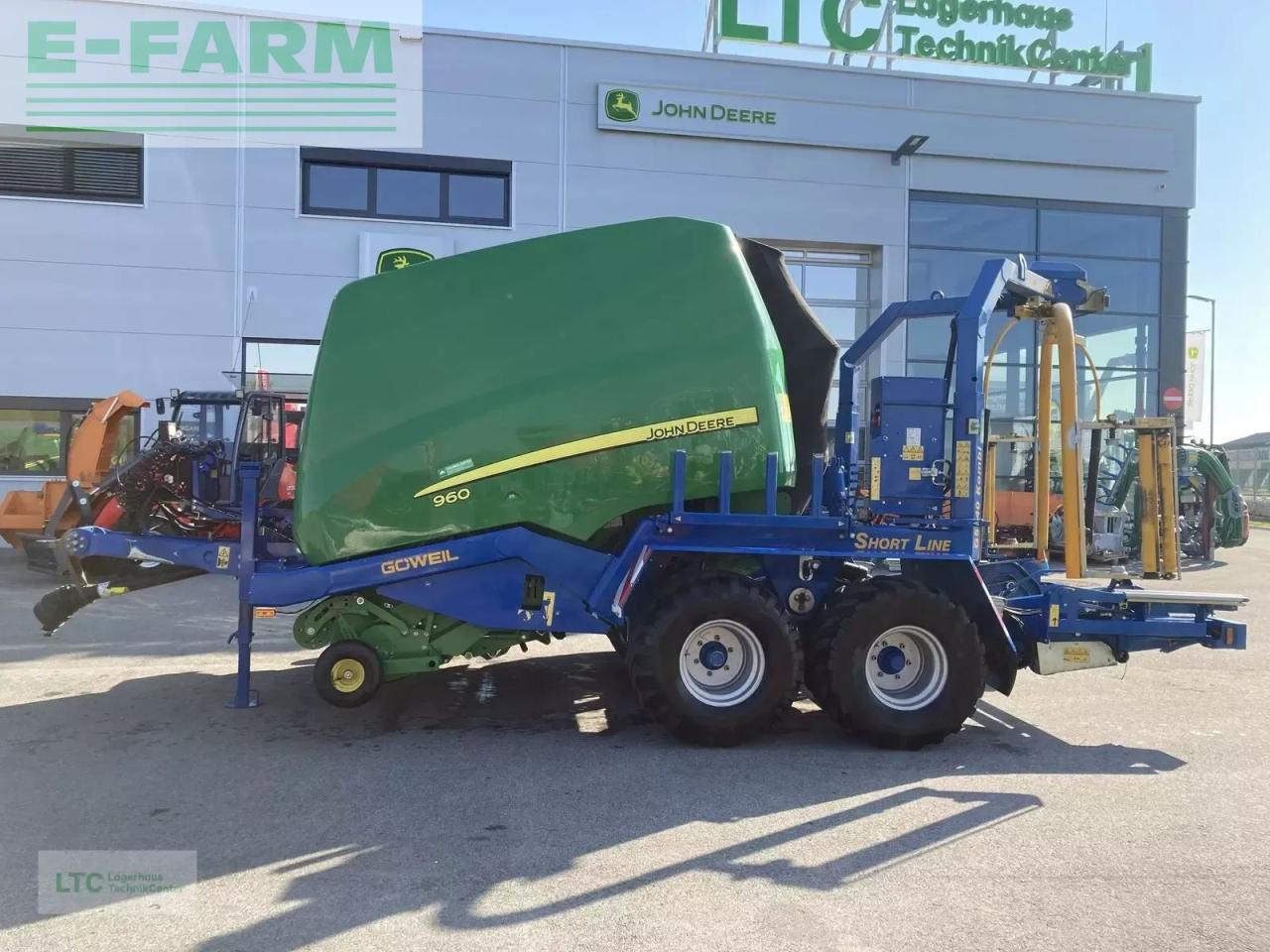 מכונת צרור מרובעת John Deere 960: תמונה 8