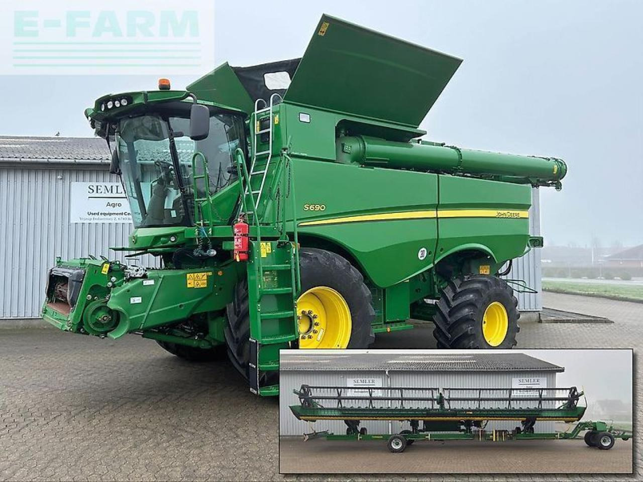John Deere s690 - מקצרת קומבינה: תמונה 1 John Deere s690 - מקצרת קומבינה: תמונה 1