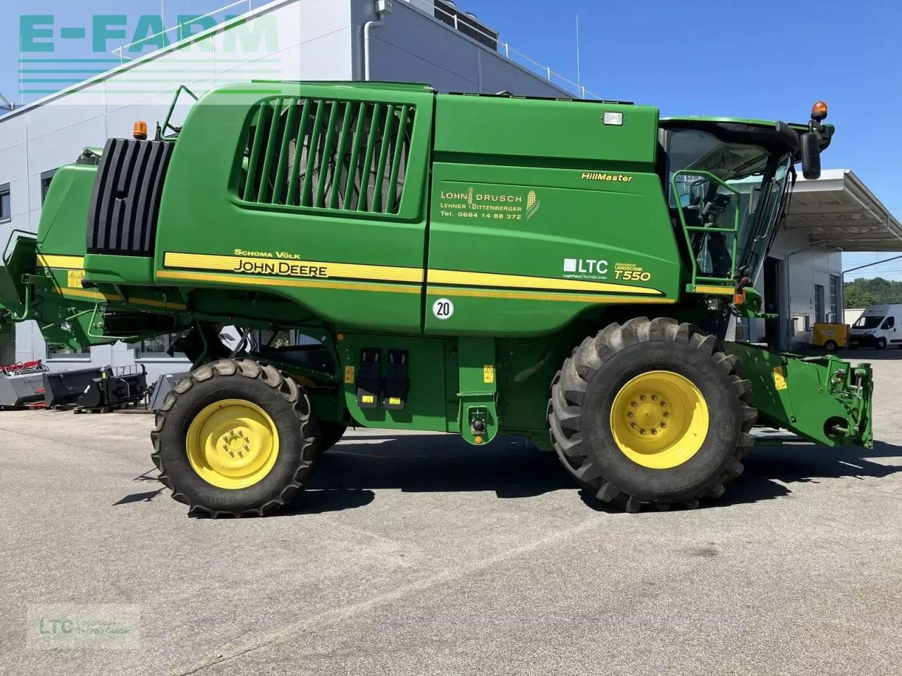John Deere t550 hm - מקצרת קומבינה: תמונה 4 John Deere t550 hm - מקצרת קומבינה: תמונה 4