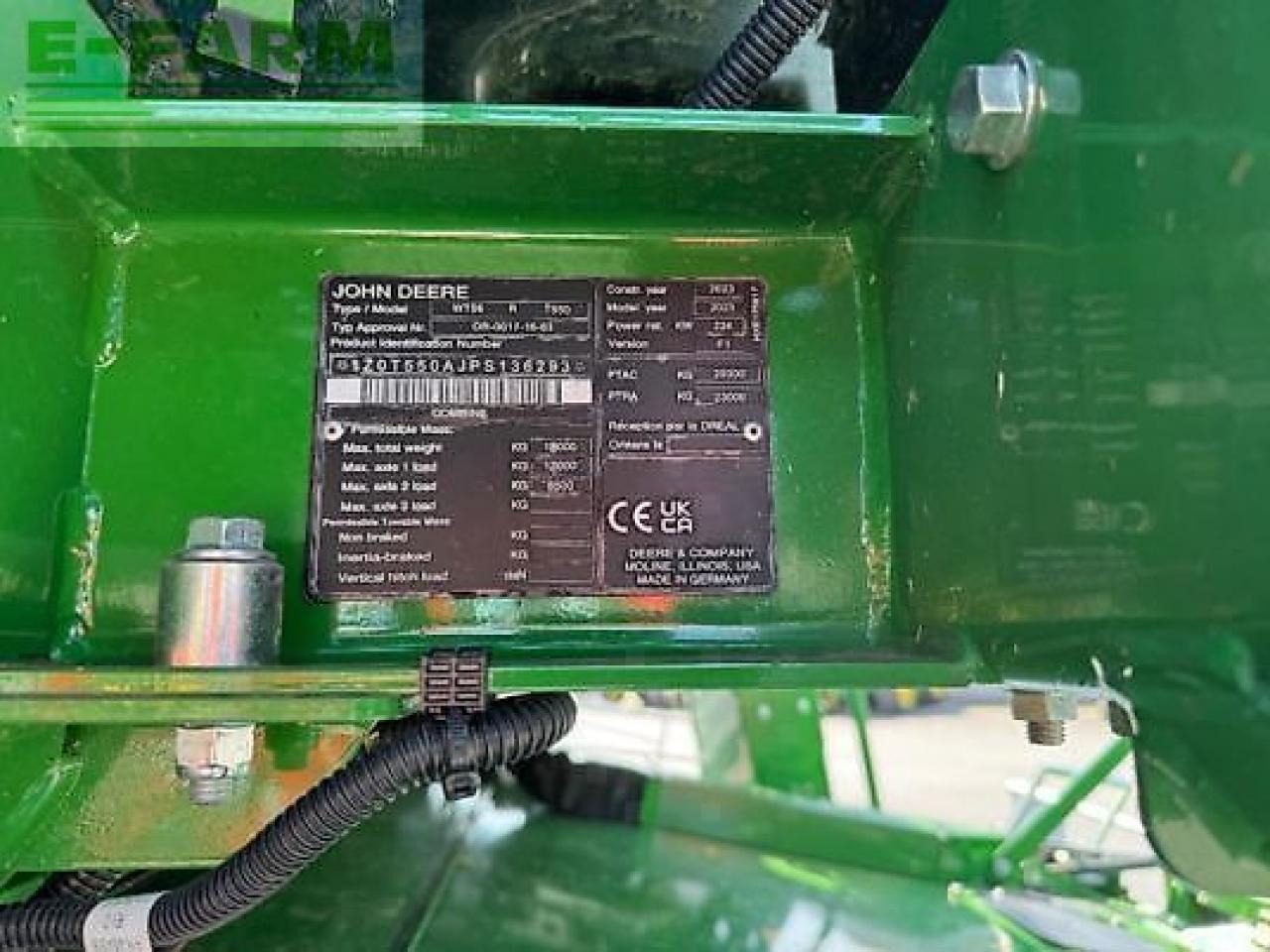 John Deere t550 - מקצרת קומבינה: תמונה 4 John Deere t550 - מקצרת קומבינה: תמונה 4