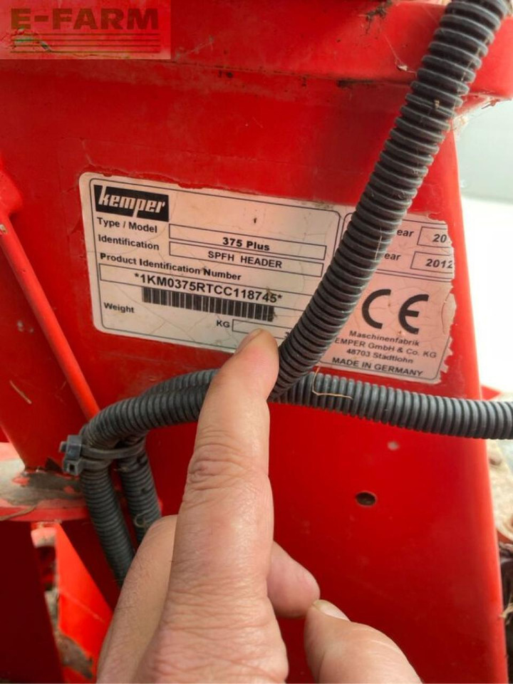Kemper 375 plus - צרופת מקצרת מספוא: תמונה 4 Kemper 375 plus - צרופת מקצרת מספוא: תמונה 4