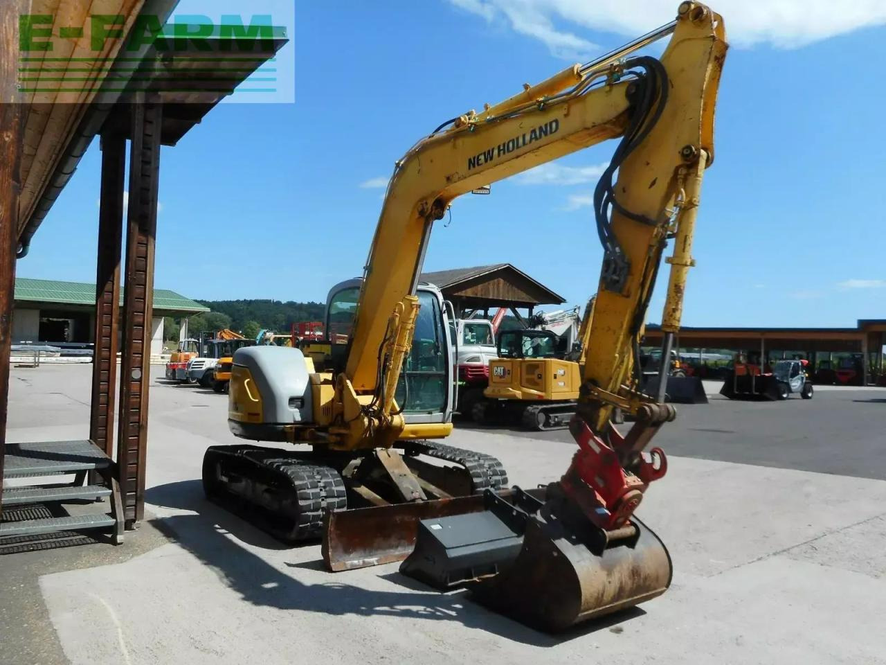 Kobelco new holland e80-1es mit powertilt ( 8.290kg ) - מיני מחפר: תמונה 5 Kobelco new holland e80-1es mit powertilt ( 8.290kg ) - מיני מחפר: תמונה 5